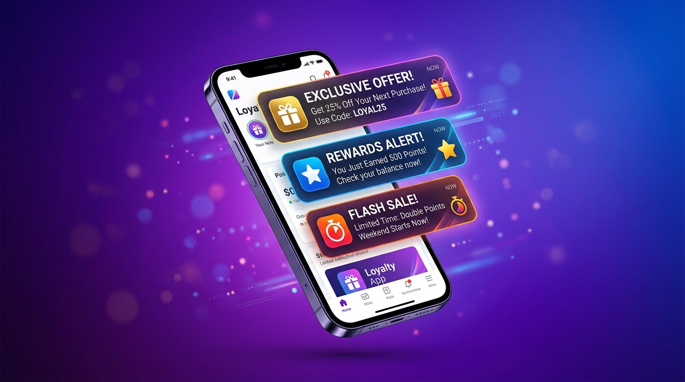 Notifications push commerce