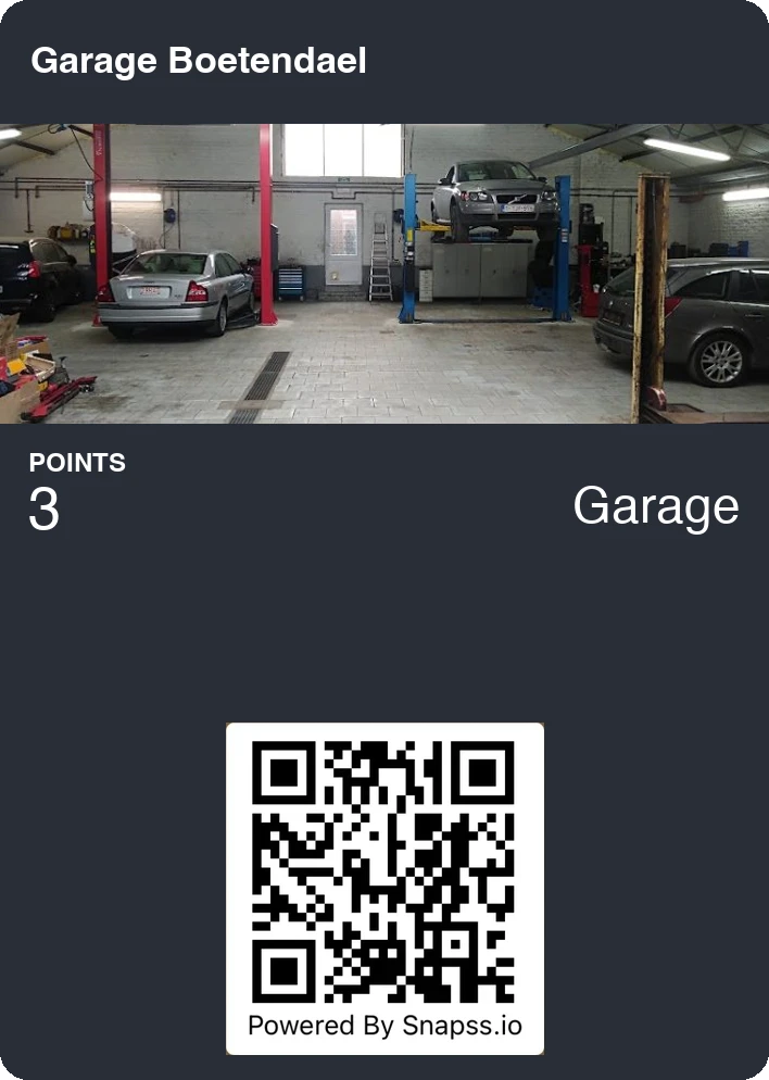 Garage Boetendael card