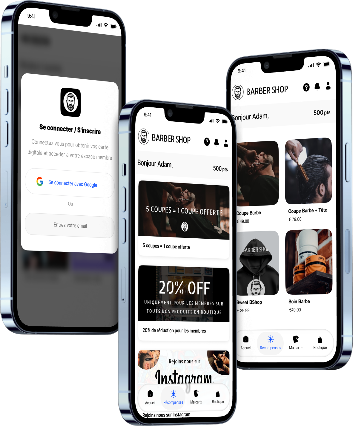 Web app fidélitity on mobile
