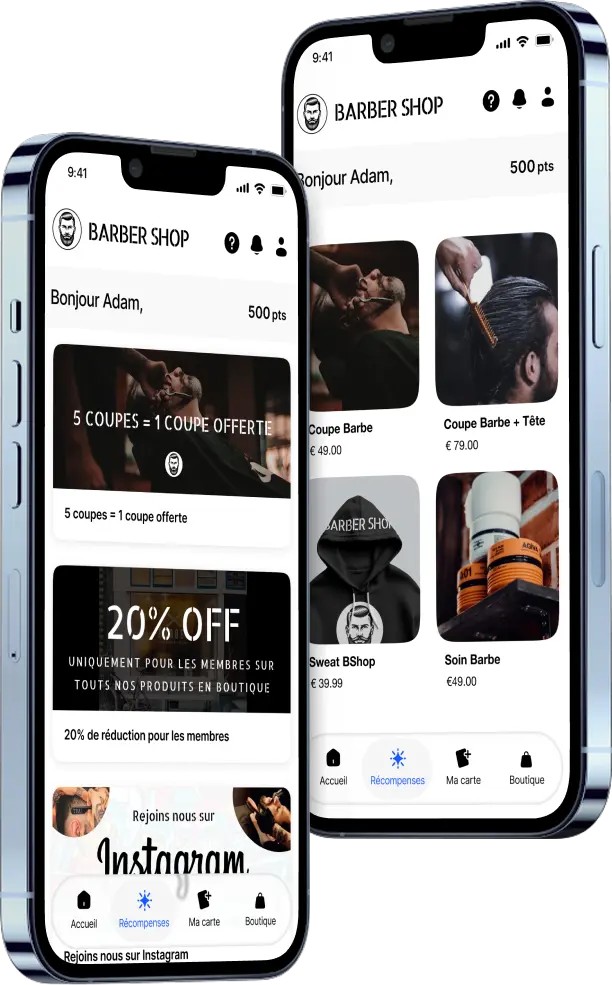 Web app fidélitity on mobile
