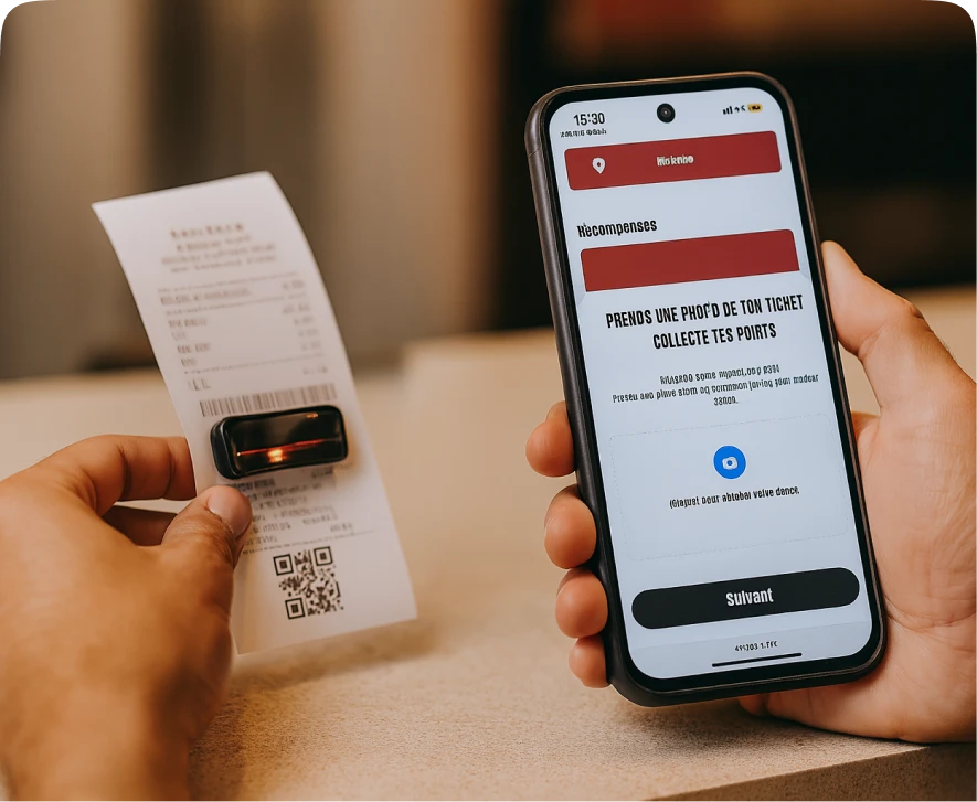 Scan ticket de caisse